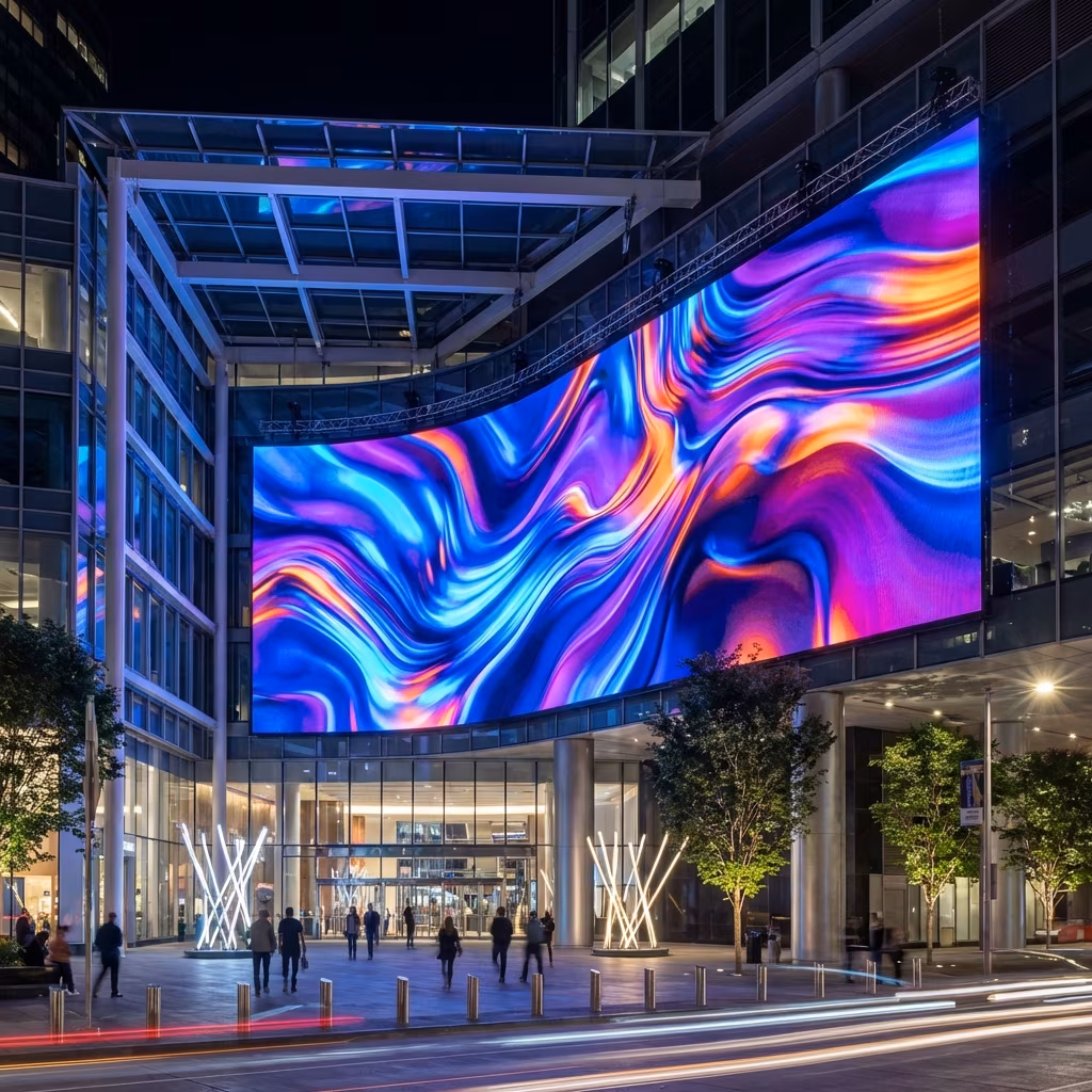 Energy-efficient LED installations for maximum visibility and impact